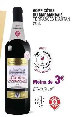 E.Leclerc AOP* CÔTES DU MARMANDAIS TERRASSES D’AUTAN offre