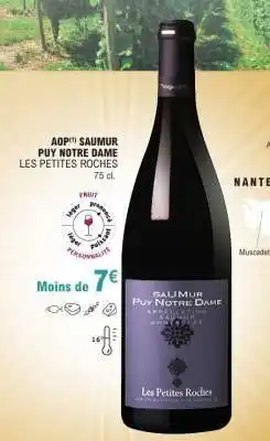 E.Leclerc AOP Saumur Puy Notre Dame Les Petites Roches offre