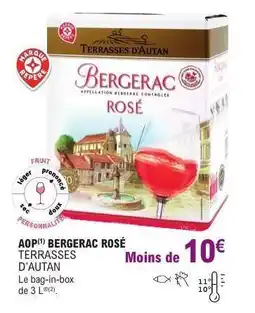 E.Leclerc AOP Bergerac Rosé 'Terrasses d'Autan' offre