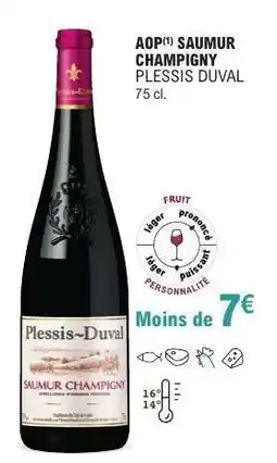 E.Leclerc AOP Saumur Champigny Plessis Duval offre