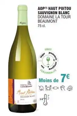 E.Leclerc AOP Haut Poitou Sauvignon Blanc offre