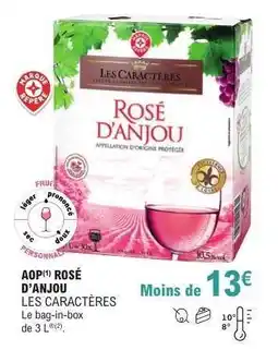 E.Leclerc AOP ROSÉ D'ANJOU offre
