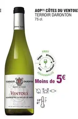 E.Leclerc AOP CÔTES DU VENTOUX offre