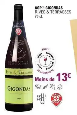 E.Leclerc AOP Gigondas Rives & Terrasses offre