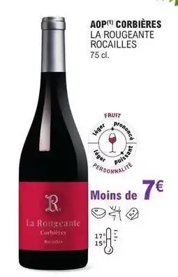 E.Leclerc AOP CORBIÈRES LA ROUGEANTE ROCAILLES offre