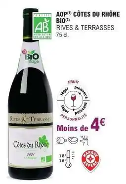 E.Leclerc AOP Côtes du Rhône Bio offre