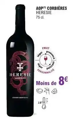 E.Leclerc AOP Corbières Hérésie offre