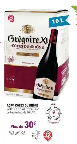 E.Leclerc GRÉGOIRE XI PRESTIGE offre