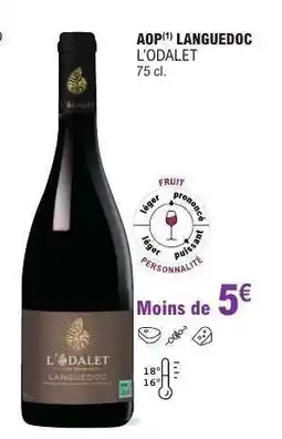 E.Leclerc AOP LANGUEDOC L'ODALET offre