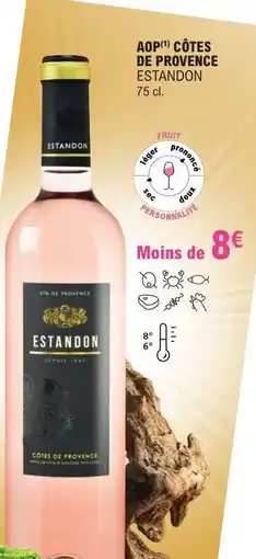 E.Leclerc AOP CÔTES DE PROVENCE “ESTANDON” offre
