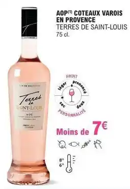 E.Leclerc AOP Coteaux Varois en Provence offre