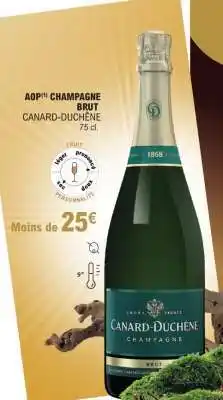 E.Leclerc AOP CHAMPAGNE BRUT 'CANARD DUCHÊNE' offre