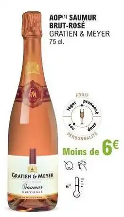 E.Leclerc AOP Saumur Brut-Rosé Gratien & Meyer offre