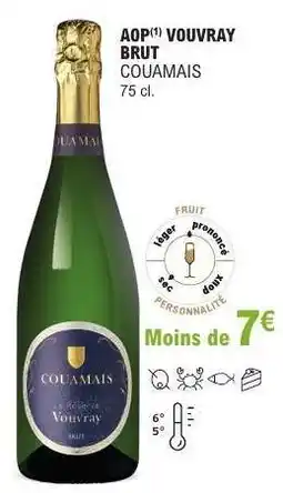 E.Leclerc AOP VOUVRAY BRUT COUMAIS offre