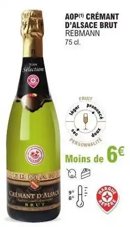 E.Leclerc AOP CRÉMANT D'ALSACE BRUT offre