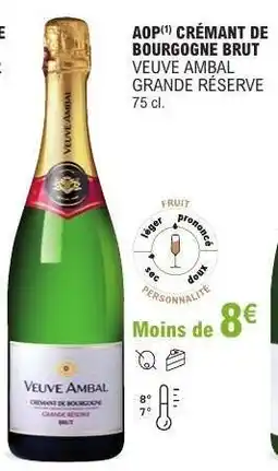 E.Leclerc AOP Crémant de Bourgogne Brut offre