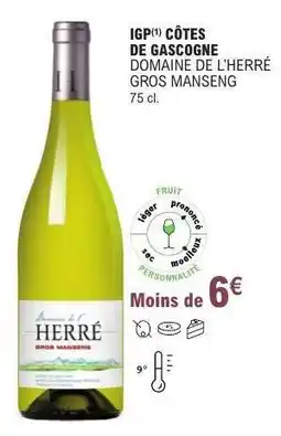 E.Leclerc Domaine de L'Herré Gros Manseng offre