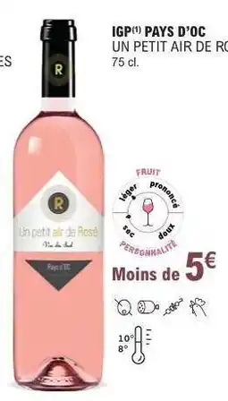 E.Leclerc Un petit air de Rosé offre