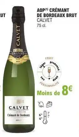 E.Leclerc AOP Crémant de Bordeaux Brut offre