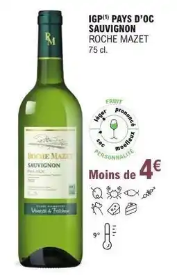 E.Leclerc IGP PAYS D’OC SAUVIGNON ROCHE MAZET offre