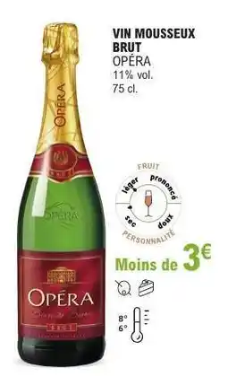 E.Leclerc VIN MOUSSEUX BRUT 'OPERA' offre