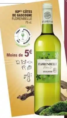 E.Leclerc IGP CÔTES DE GASCOGNE FLORENBELLE offre
