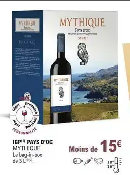 E.Leclerc IGP PAYS D'OC MYTHIQUE offre