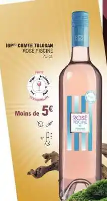 E.Leclerc IGP COMTE TOLOSAN ROSÉ PISCINE offre