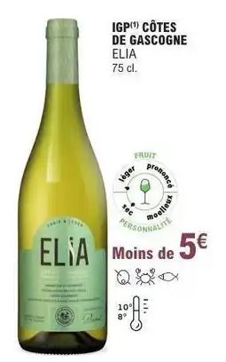 E.Leclerc IGP COTES DE GASCOGNE elia offre