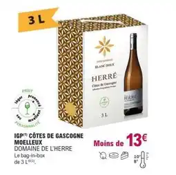 E.Leclerc IGP CÔTES DE GASCOGNE MOELLEUX offre