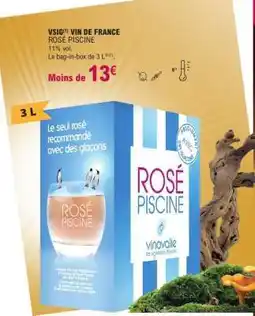E.Leclerc VSIG(1) VIN DE FRANCE ROSÉ PISCINE offre