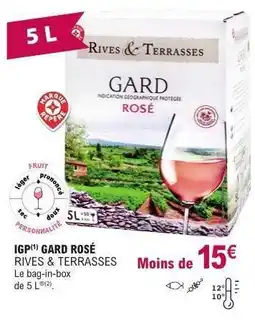 E.Leclerc IGP GARD ROSÉ RIVES & TERRASSES offre