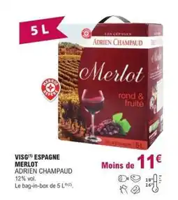 E.Leclerc Merlot Adrien Champaud offre