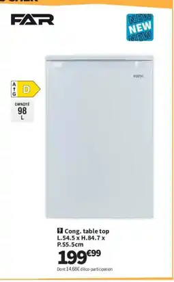 Conforama FAR Cong. table top offre