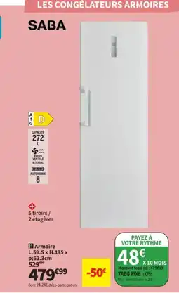 Conforama SABA Armoire offre