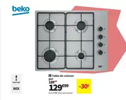 Conforama BEKO Table de cuisson offre
