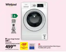 Conforama WHIRLPOOL Lave-linge frontal offre
