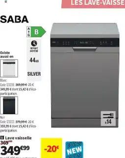 Conforama SABA Lave vaisselle offre