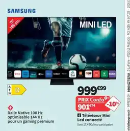 Conforama SAMSUNG Téléviseur Mini Led connecté offre