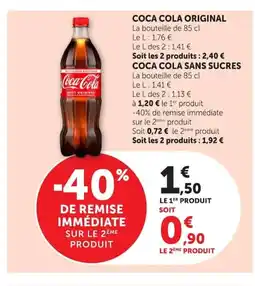 Super U COCA COLA Original offre