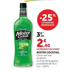 Super U MISTER COCKTAIL offre