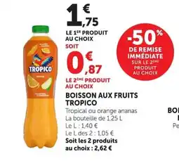 Super U TROPICO Boisson aux fruits offre