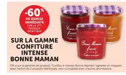 Super U BONNE MAMAN Sur la gamme confiture intense offre
