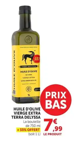 Super U TERRA DELYSSA Huile d'olive vierge extra offre