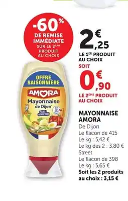 Super U AMORA Mayonnaise offre