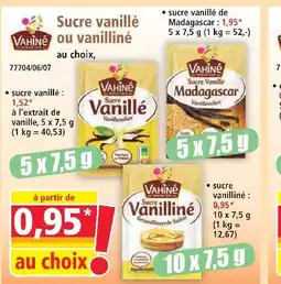 Norma Vahiné sucre vanillé offre