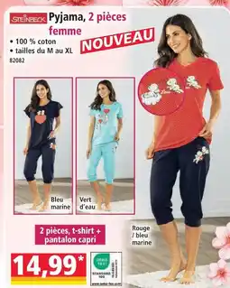 Norma Pyjama 2 pièces femme offre