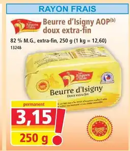 Norma Les regions a table beurre d'isigny aop doux extra-fin offre