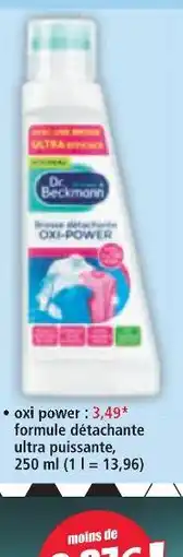 Norma Dr. beckmann oxi power offre