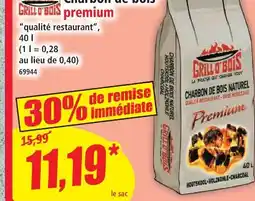 Norma Charbon de bois premium offre